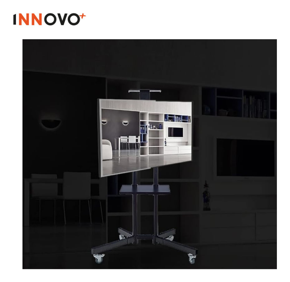 Soporte Piso Pedestal Para Tv Smartv Pc Laptop Para Presentación Ruedas Hasta 70 Pulgadas Innovo img #2