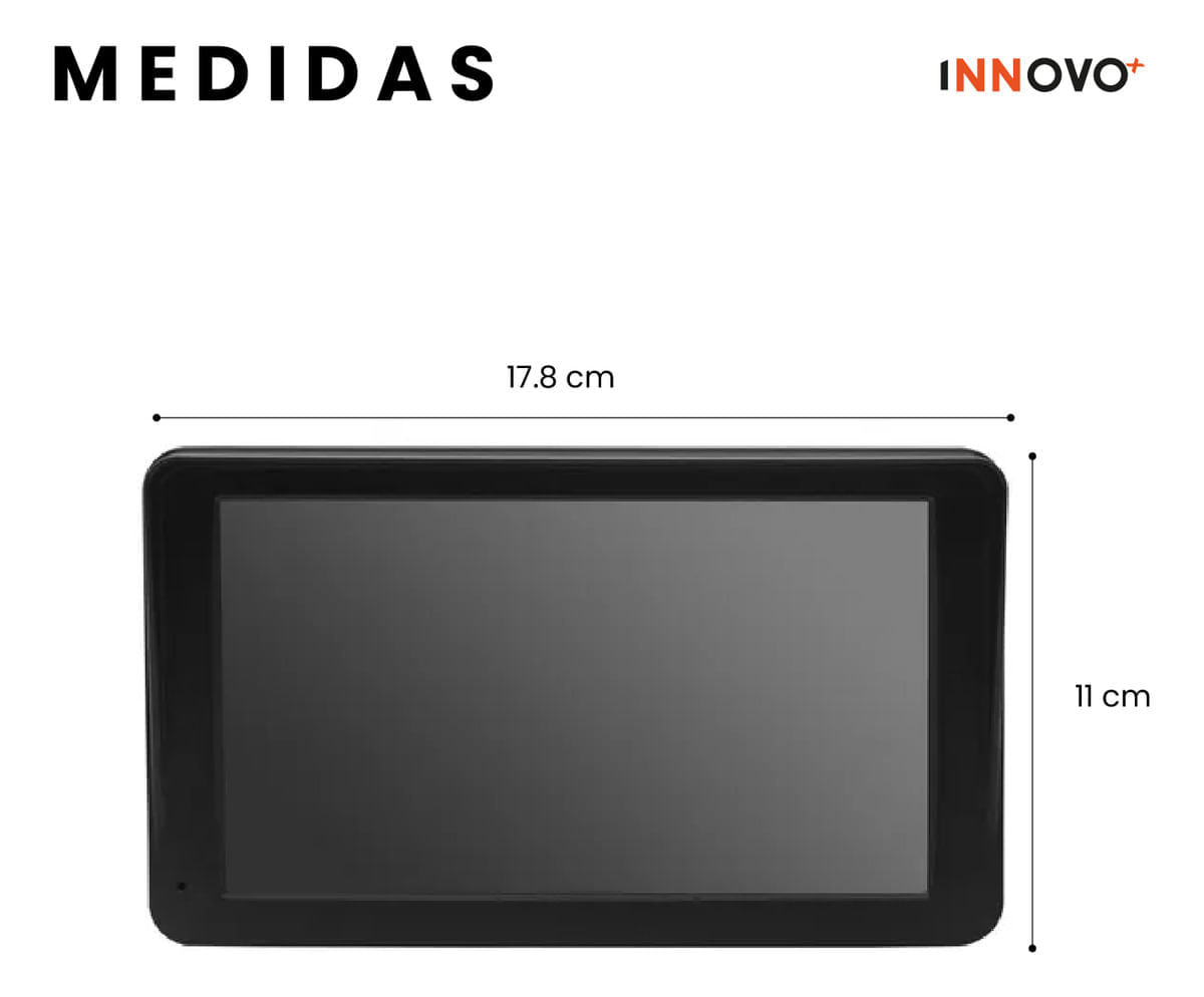 Gps Portátil Carplay &amp; Android Auto Inalámbrico 7 Pantalla Táctil Hd Cámara Reversa Universal img #3