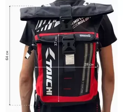 Morral Maleta Motociclista Impermeable Reflectiva Luz Ip66 img #2