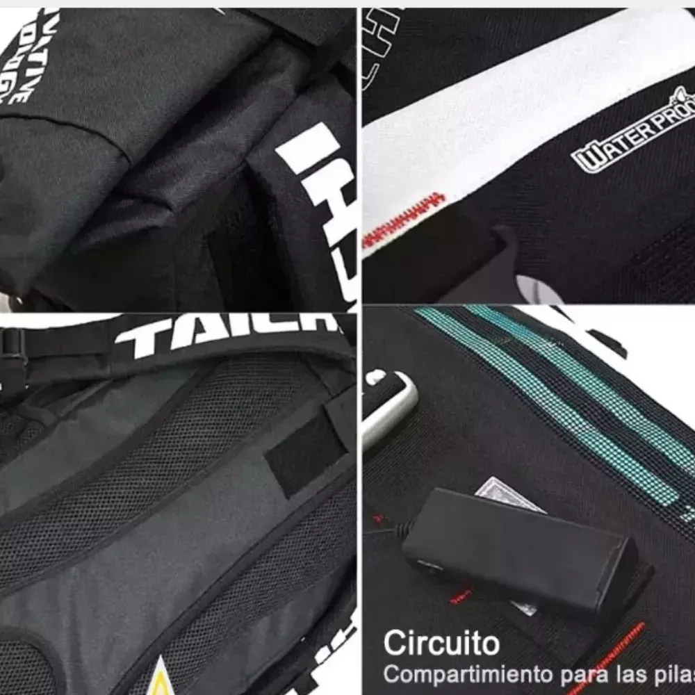 Morral Maleta Motociclista Impermeable Reflectiva Luz Ip66 img #6