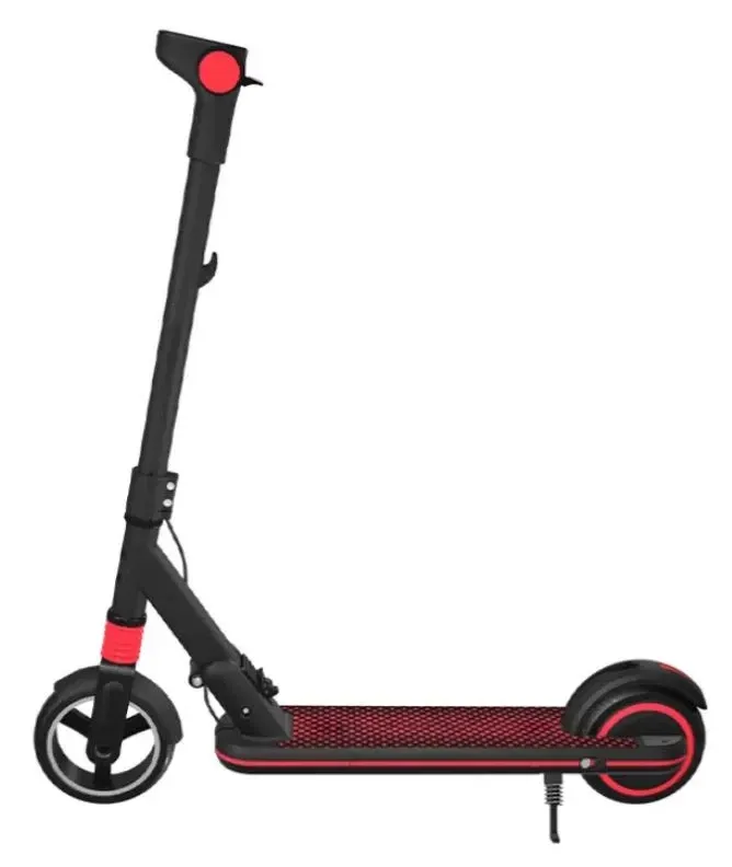 Patineta Eléctrica Plegable Infantil Suspensión Y Frenos Seguros Rojo Beston Rojo img #3
