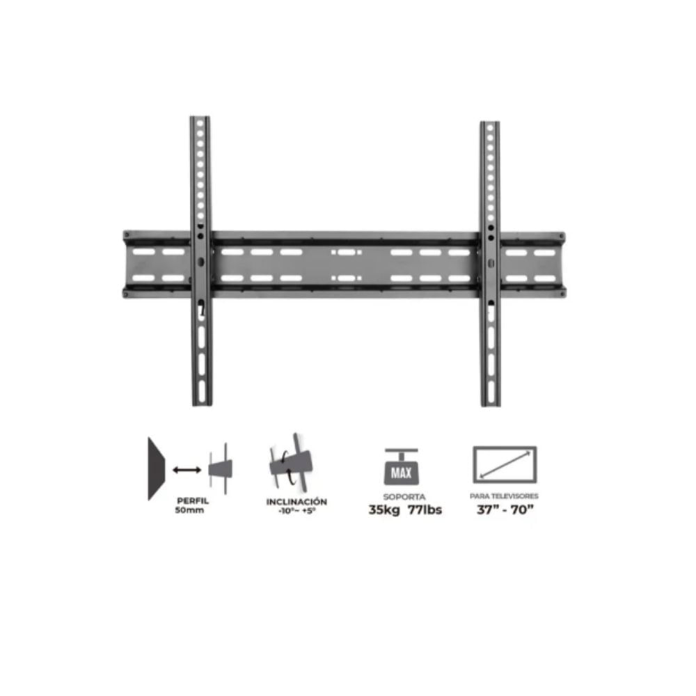 Soporte TV Fijo Kalley 37”-70” Inclinación Ajustable hasta 35Kg img #2