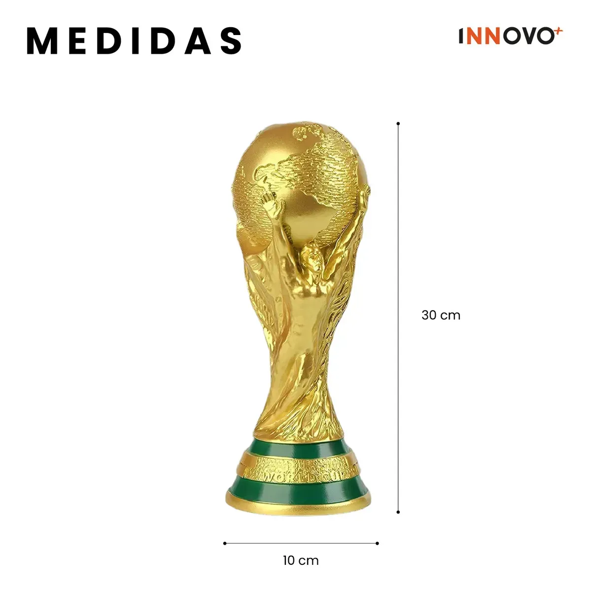 Alcancía Trofeo Copa Del Mundo 30cm Mundial Dorado Mundial Dorado img #4