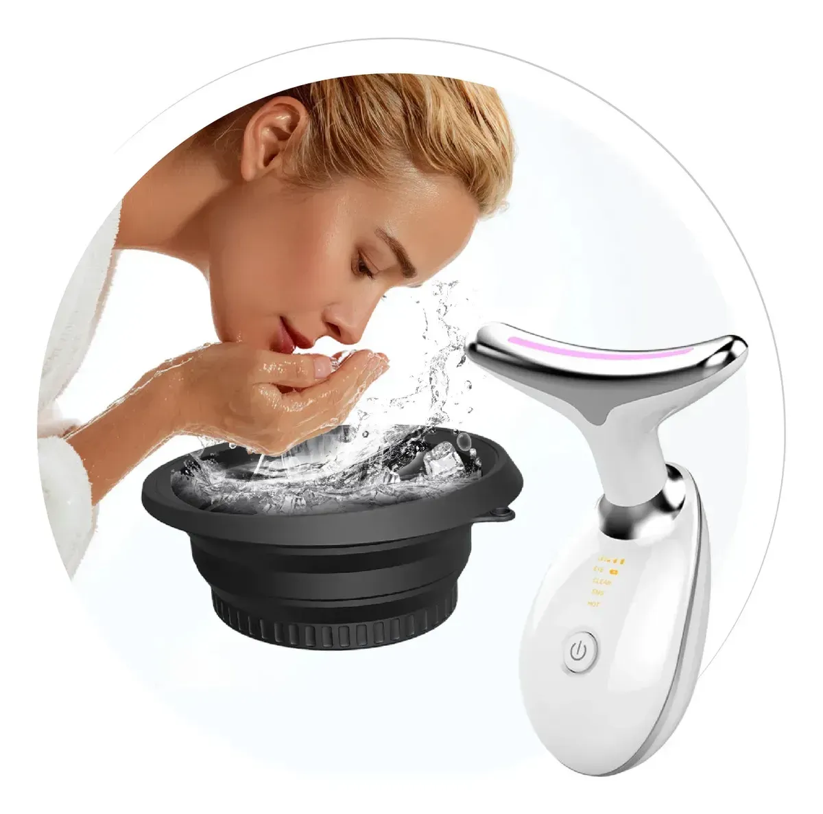 Sistema De Crioterapia Masajeador Efecto Lifting Mixta Mixta img #4