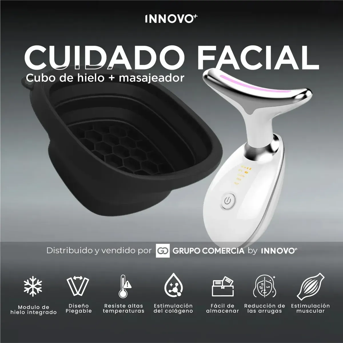 Sistema De Crioterapia Masajeador Efecto Lifting Mixta Mixta img #2