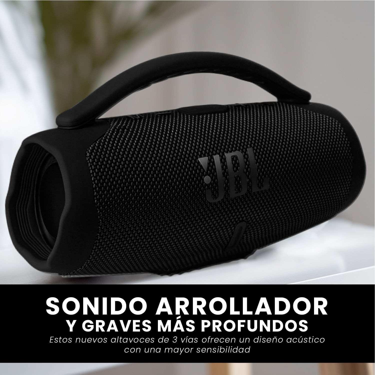 Parlante Mini Boom Bluetooth Inalámbrico Negro Innovo img #5