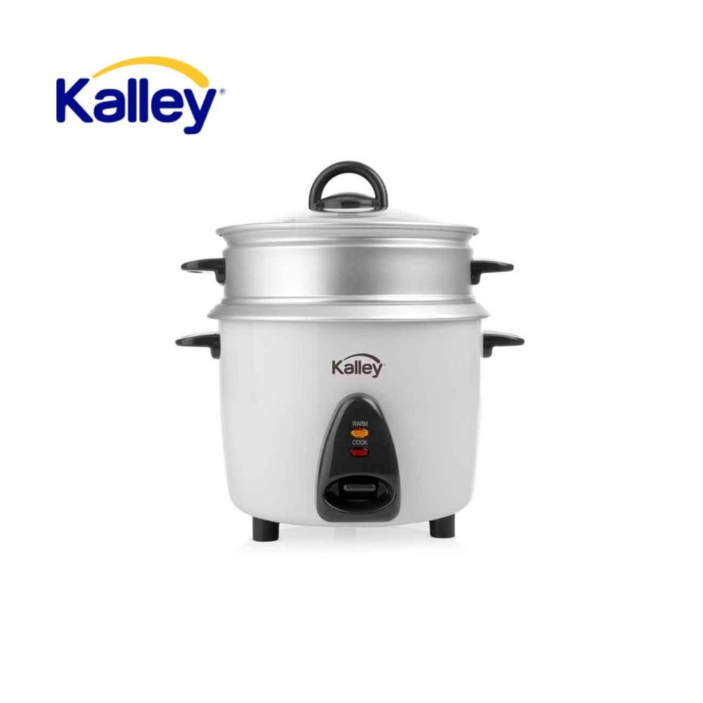 Arrocera Kalley 1.4L 7 Tazas con Vaporera Antiadherente Blanca img #1