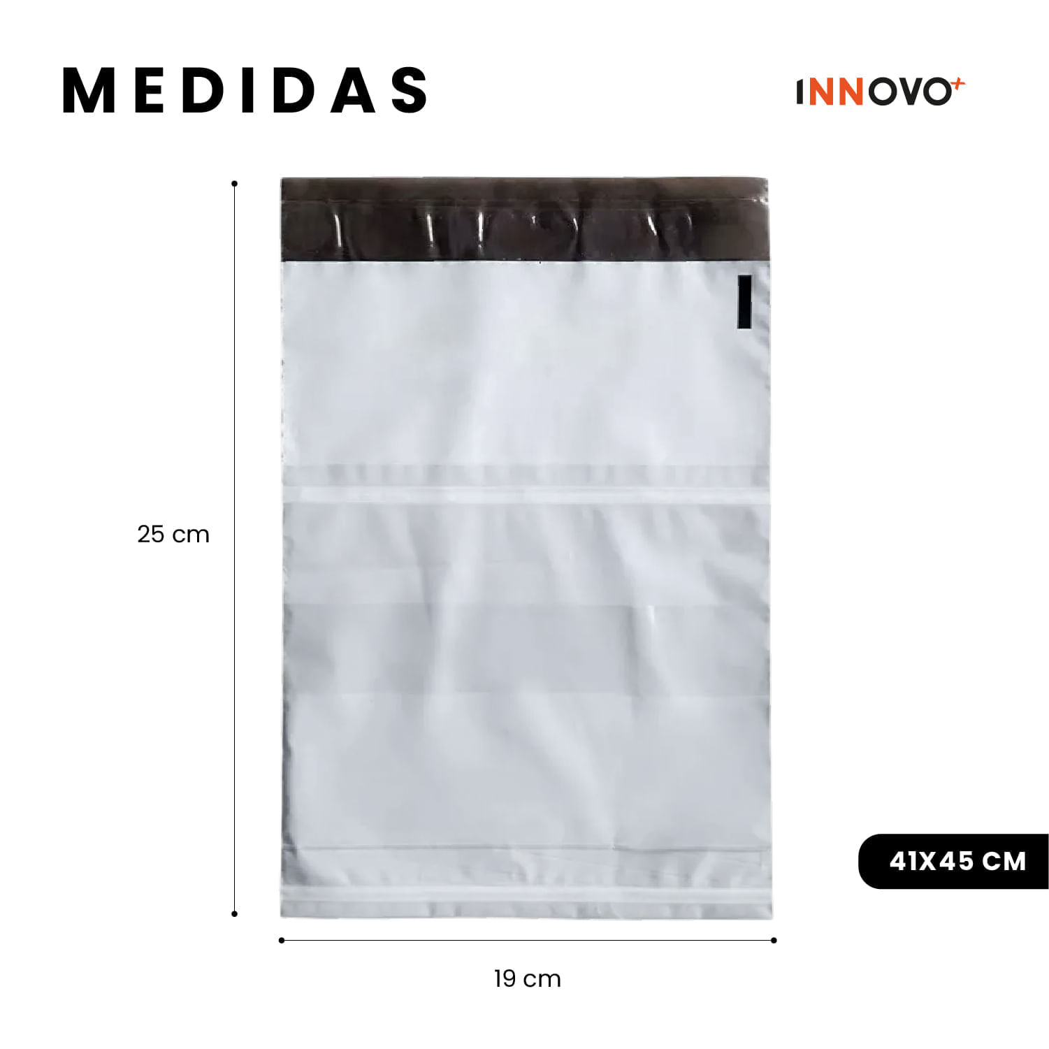 Bolsas De Seguridad Porta Guía Para Mensajería 41 X 45 Ecommerce Biodegradable img #6