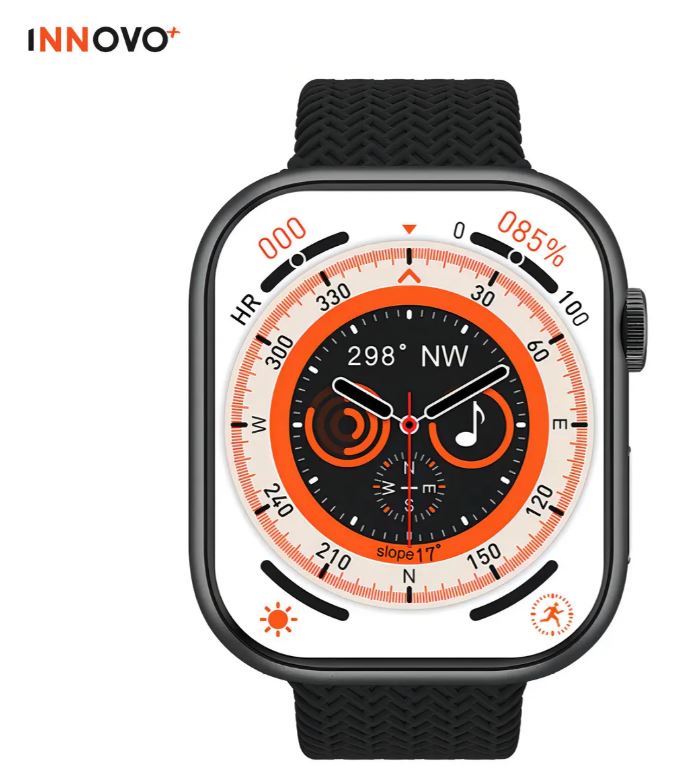 Smartwatch Amoled Plus H9 Mobulaa Banda Color Negro Con Asistente De Voz img #3