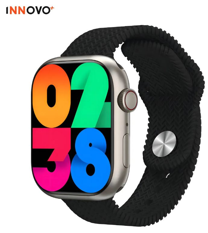 Smartwatch Amoled Plus H9 Mobulaa Banda Color Negro Con Asistente De Voz img #1