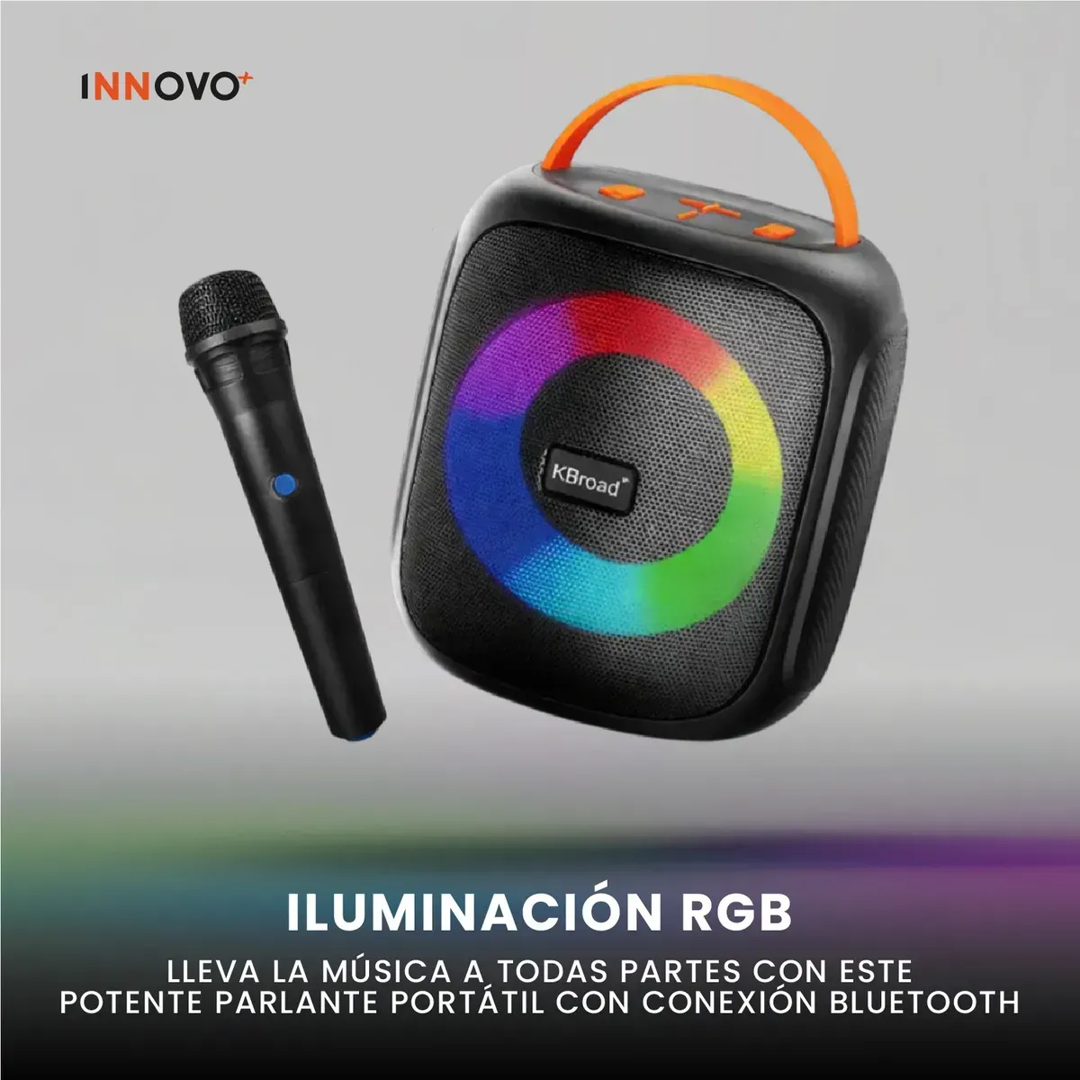 Parlante Bluetooth Karaoke Kts-2387 Micrófono Inalambrico Radio Fm Usb Sd Negro 110v Negro 110v img #6