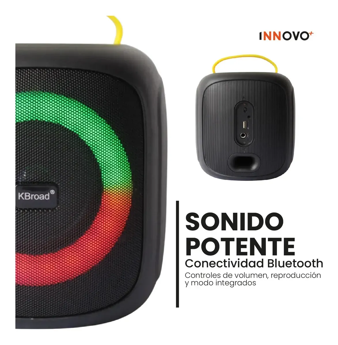 Parlante Bluetooth Karaoke Kts-2387 Micrófono Inalambrico Radio Fm Usb Sd Negro 110v Negro 110v img #5