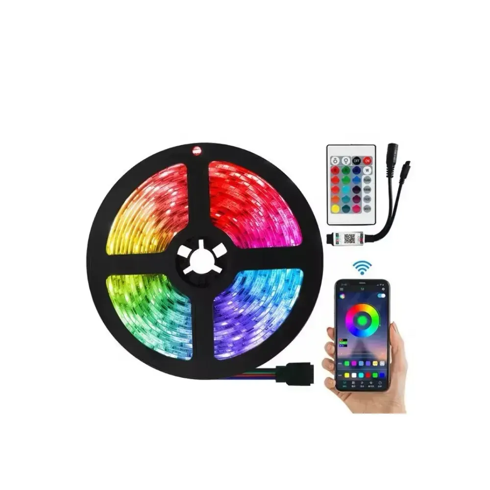 Cinta Led Multicolor Rgb Luz 5 Mts Bluetooth Con App Control img #1