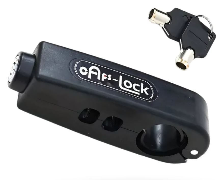 Candado Antirrobo Para Moto Y Bicicleta Manillar Abs Con Llaves Seguridad img #1