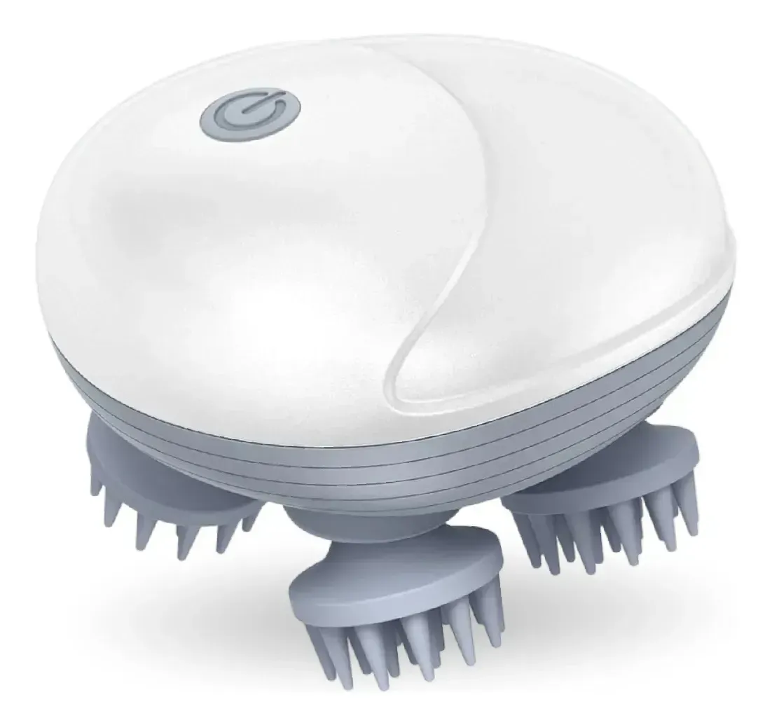 Masajeador Relajación Anti Estrés Profunda Recargable 3 Velocidades Blanco 5v 5v Blanco img #1