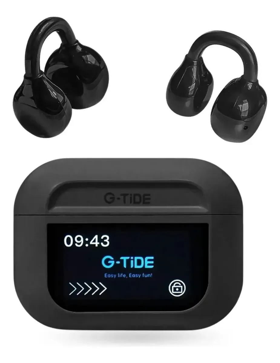 Audífonos G-tide Clip-on Tws: Sonido Espacial E Inalámbrico Con Estuche Smart Display img #1