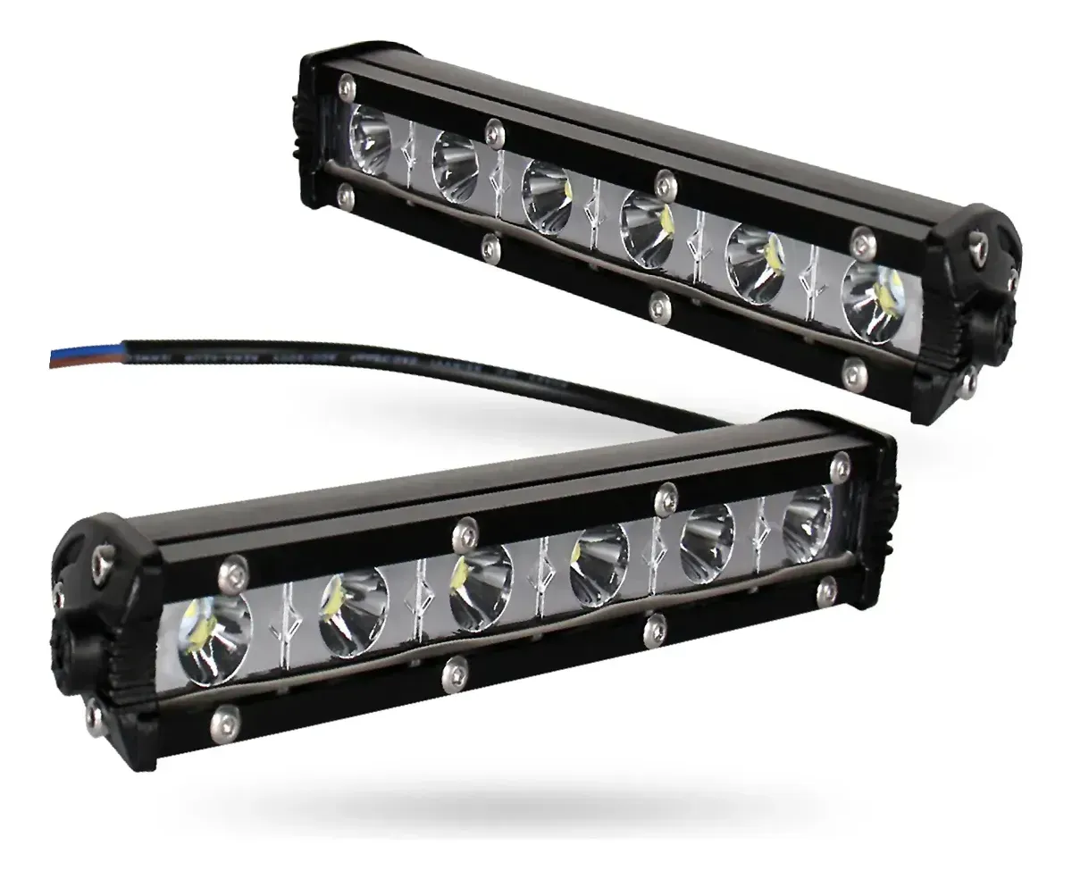 Par De Exploradoras Led Ultra Slim 8000 Lm Moto Y Carro img #1