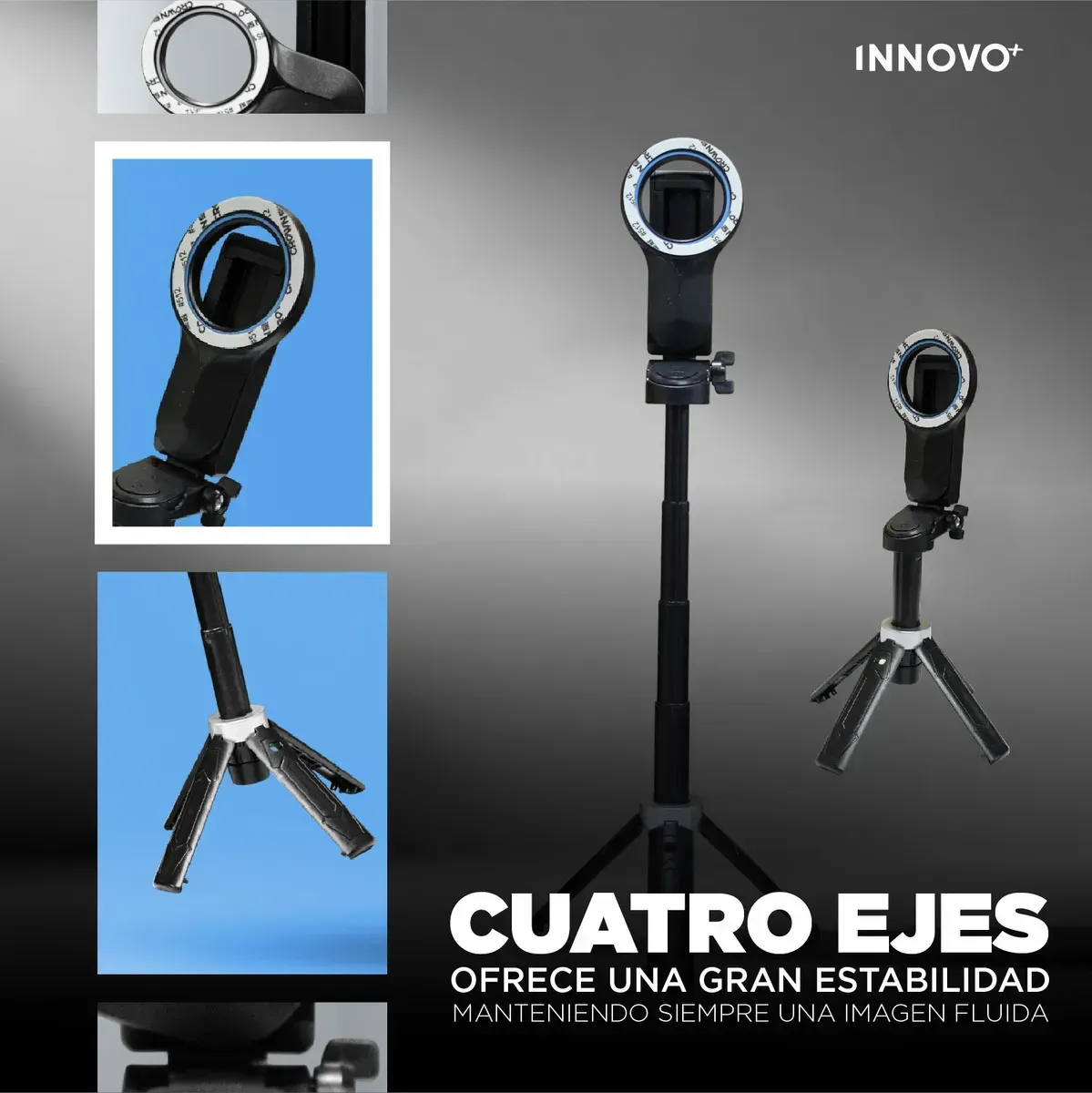 Trípode Celular Magsafe Quadpod K13 Soporte Magnético Altura Ajustable img #3