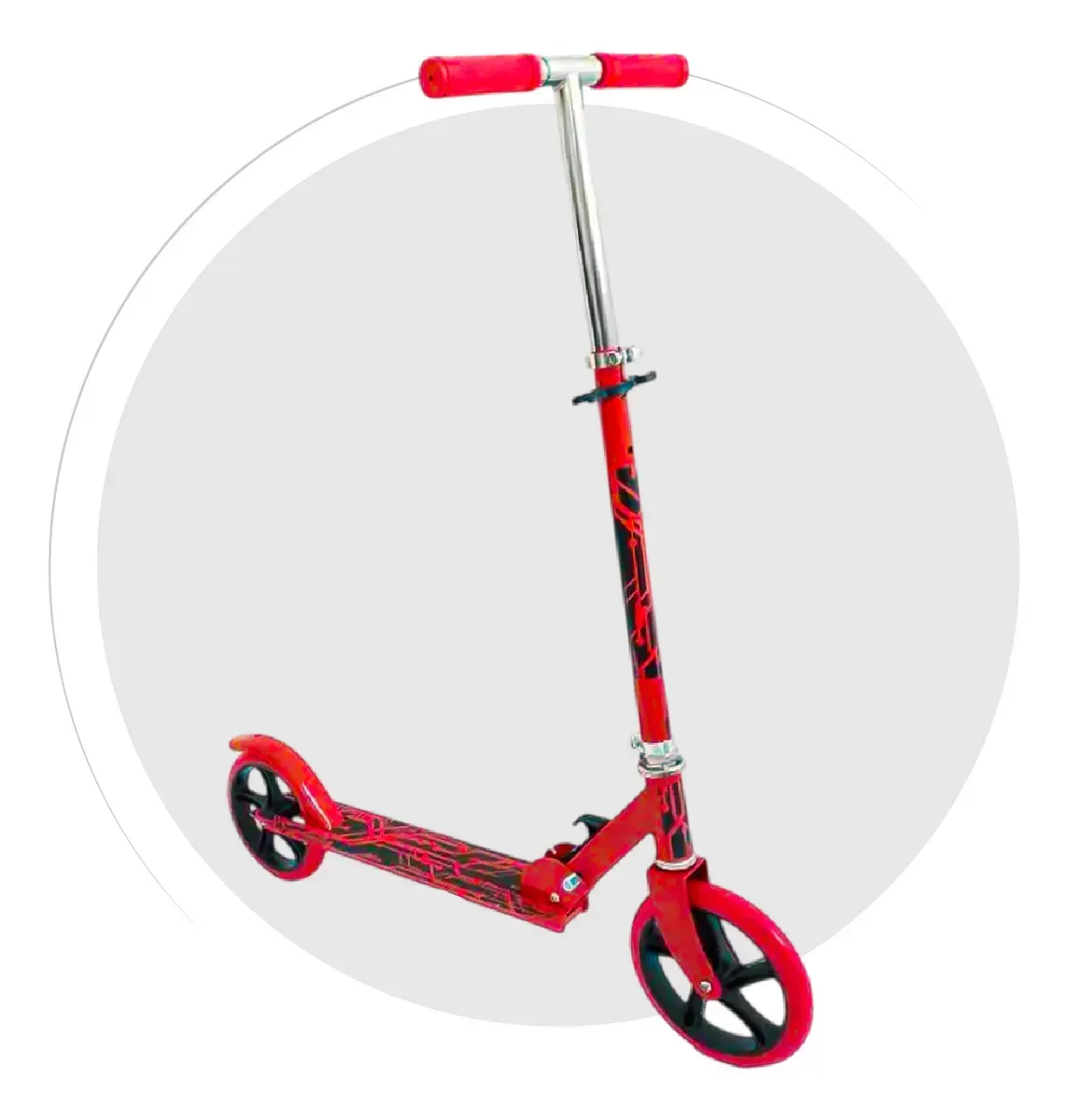 Patineta Scooter De Pie Genuine Ininovo Grande Rojo Rojo img #2