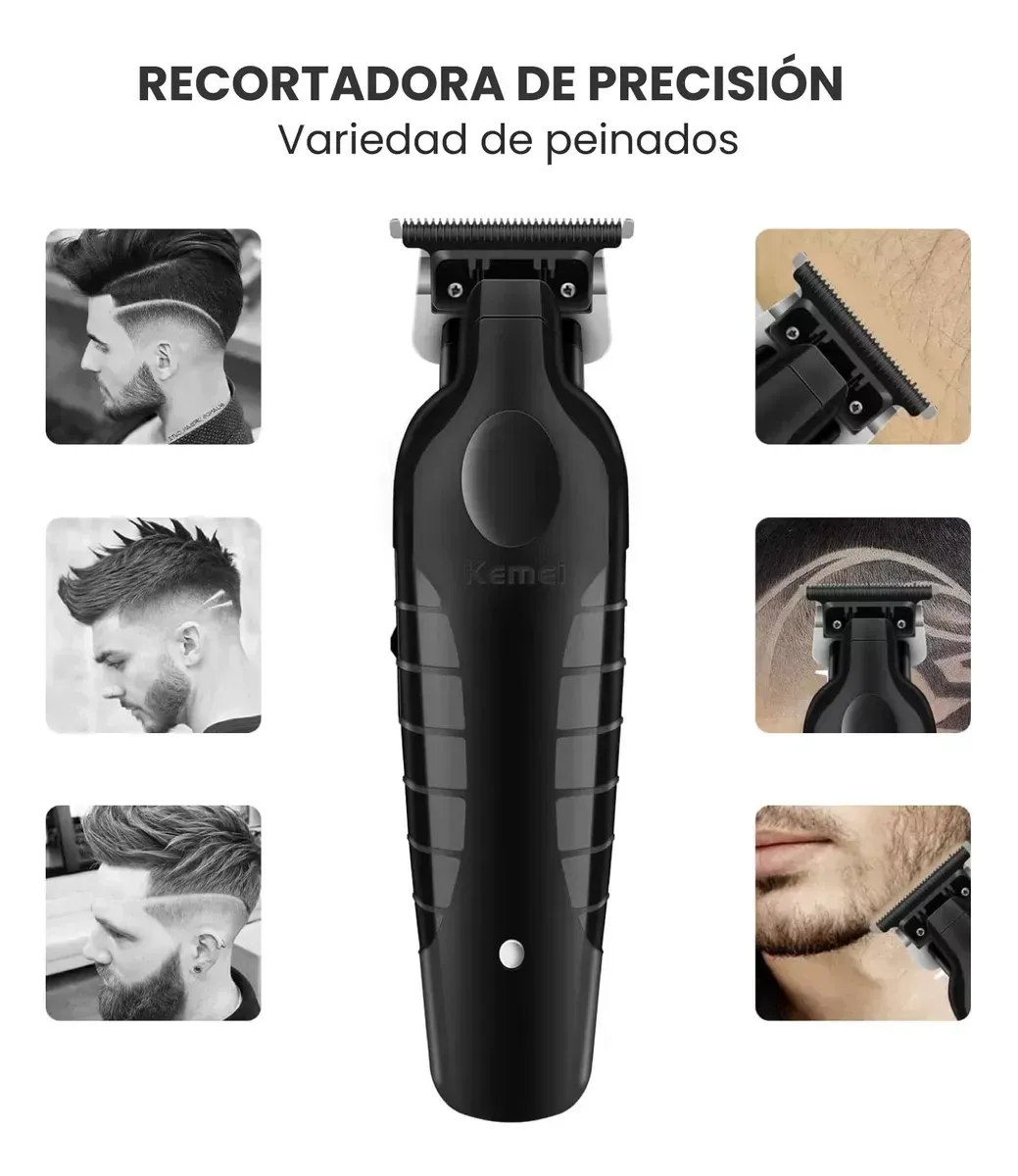 Maquina Patillera Alta Gama Guías Profesional Corte Preciso img #2