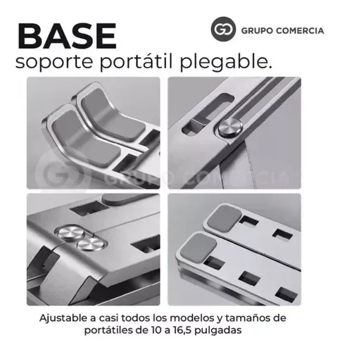 Base Para Computador Laptop Portatil Con Mouse Ergonomico img #4