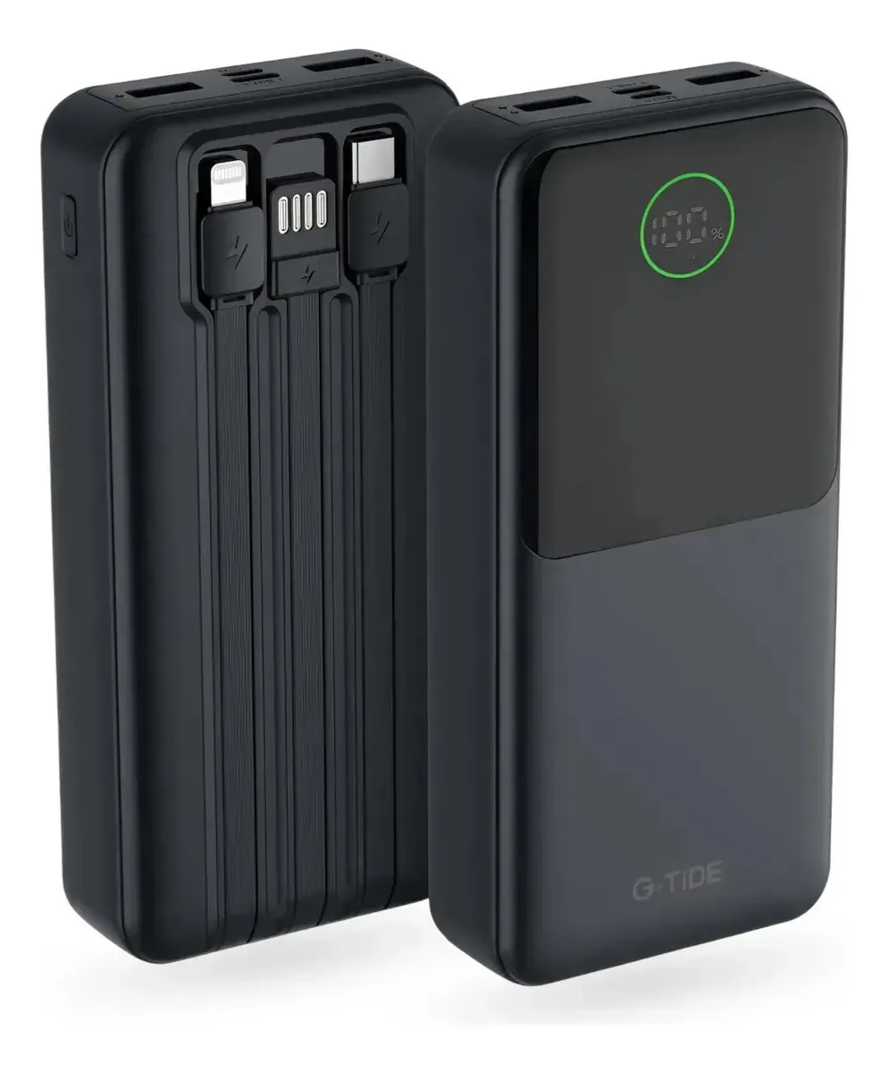 Power Bank G-tide 20.000mah Carga Ultra Rápida 22.5w Negro Negro img #1