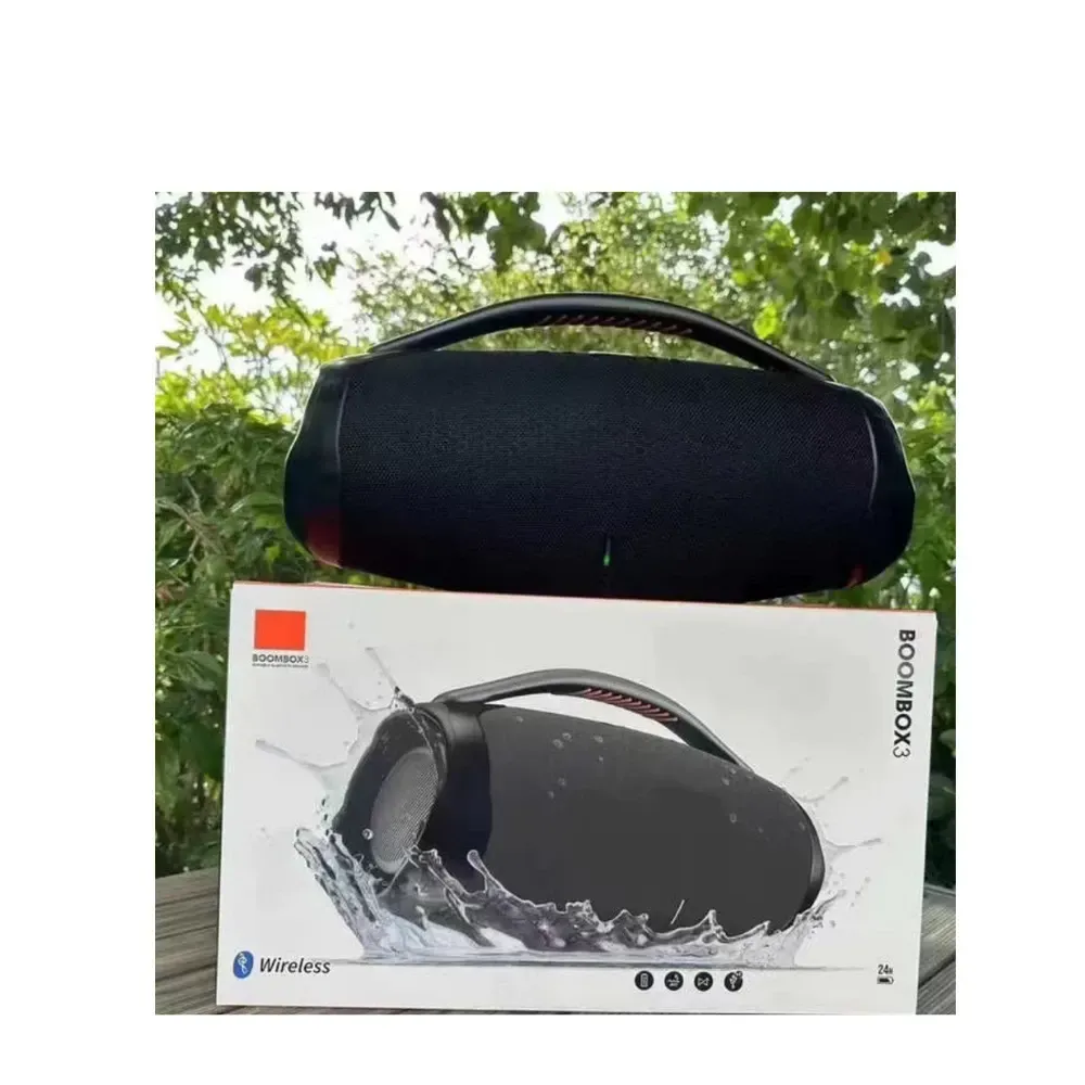 Parlante BOOM BOX 3 Bluetooth Tws Negro img #3