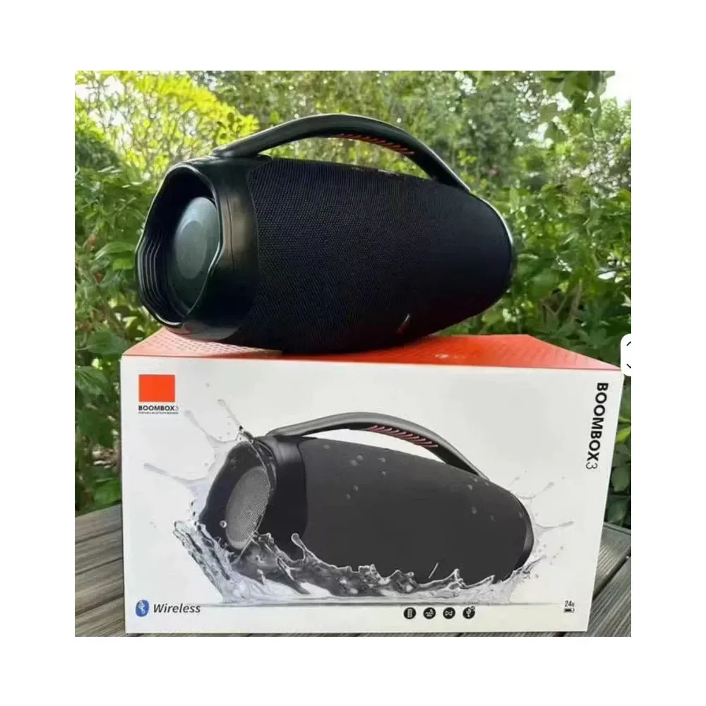 Parlante BOOM BOX 3 Bluetooth Tws Negro img #2