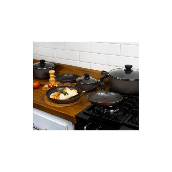 Batería de Cocina Imusa 9 Piezas Antiadherente Ollas y Sartenes con Tapas img #4