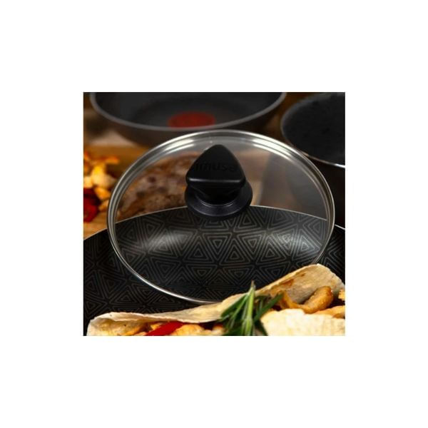 Batería de Cocina Imusa 9 Piezas Antiadherente Ollas y Sartenes con Tapas img #6
