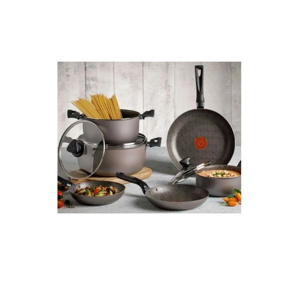 Batería de Cocina Imusa 9 Piezas Antiadherente Ollas y Sartenes con Tapas img #2