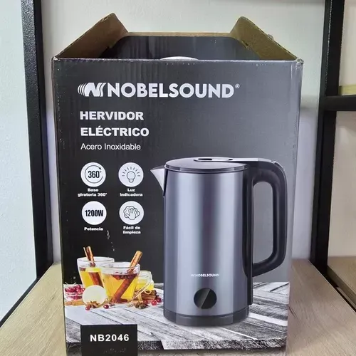 Hervidor De Agua Jarra Electrico 2l / 1200w Nobelsound img #2
