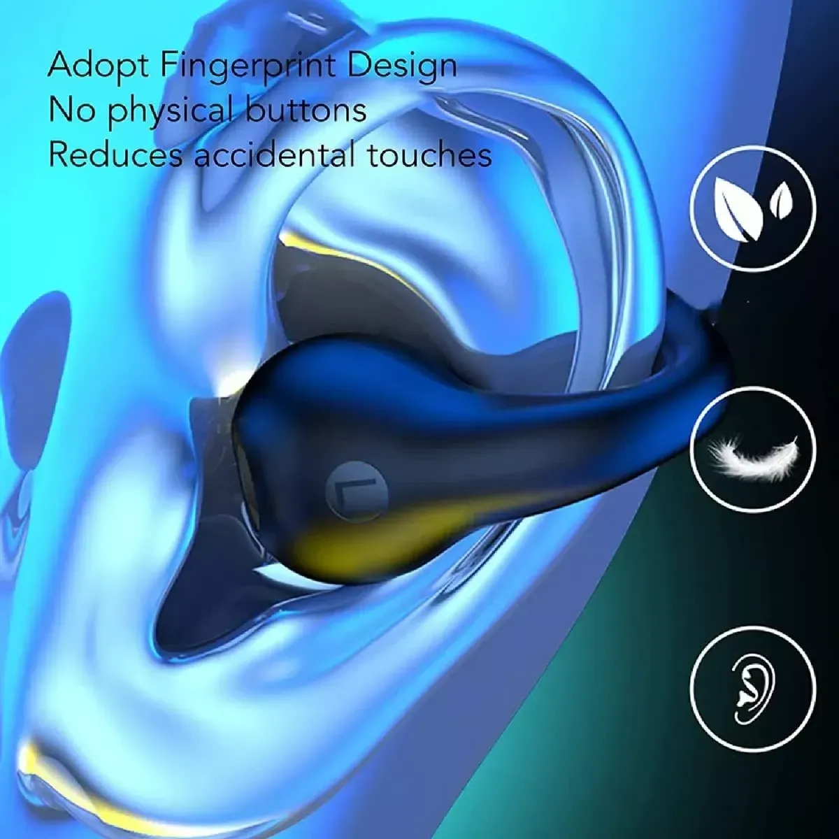 Audifonos Recargable Bluetooth Earcuffs Conduccion Osea img #3