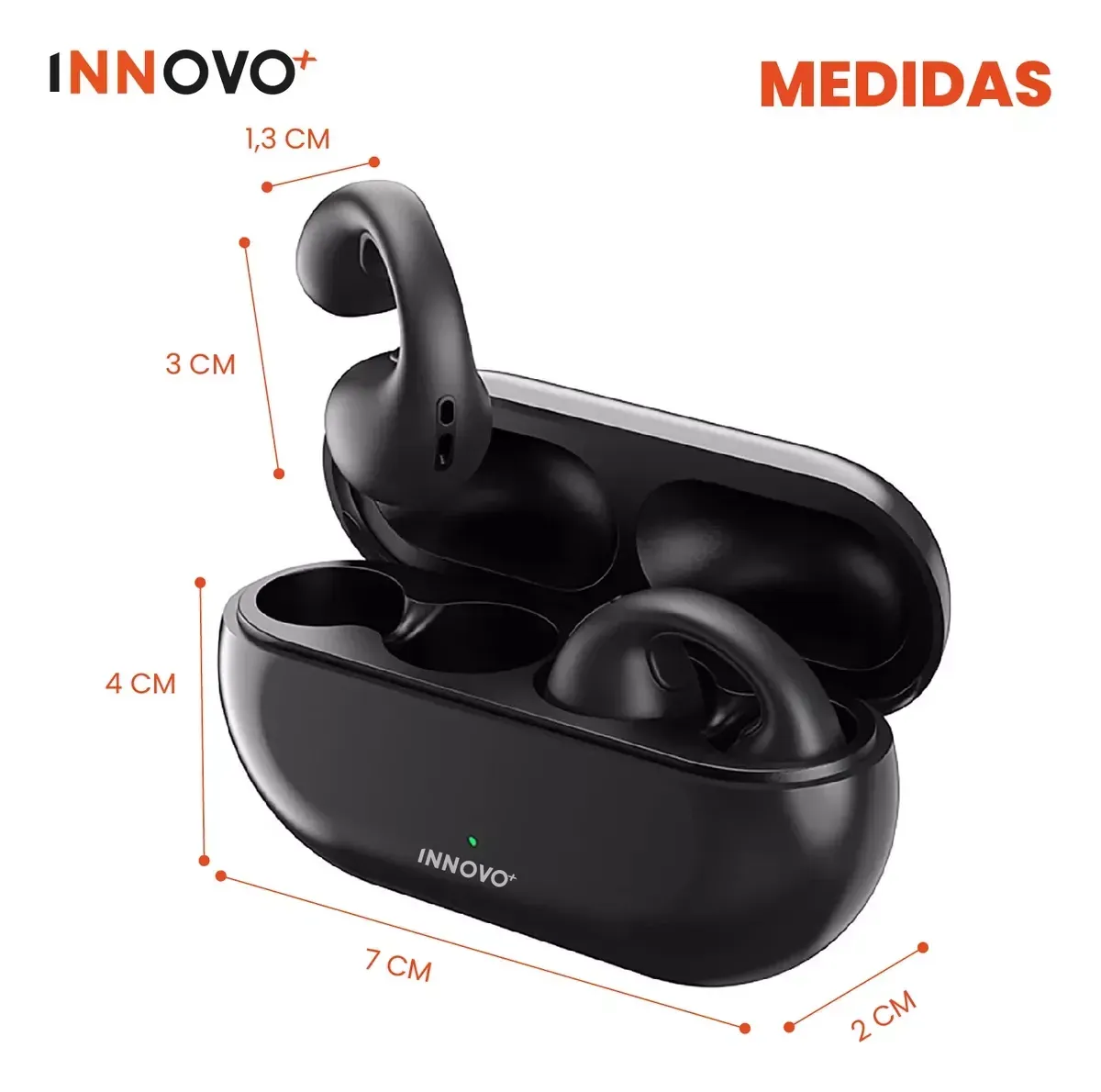 Audifonos Recargable Bluetooth Earcuffs Conduccion Osea img #2