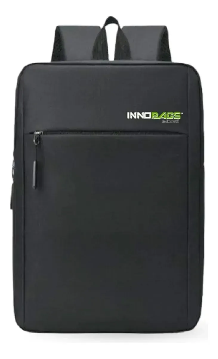 Morral Ejecutivo Slim Waterproof Bolso Porta Laptop Antirrobo Negro img #1