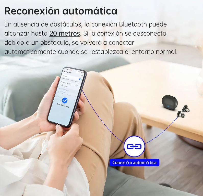 Auriculares Inalámbricos Con Clip Para La Oreja G-tide Clip - Violeta img #6
