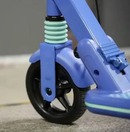 Patineta Eléctrica Plegable Infantil Suspensión Y Frenos Seguros Azul Beston Azul img #4