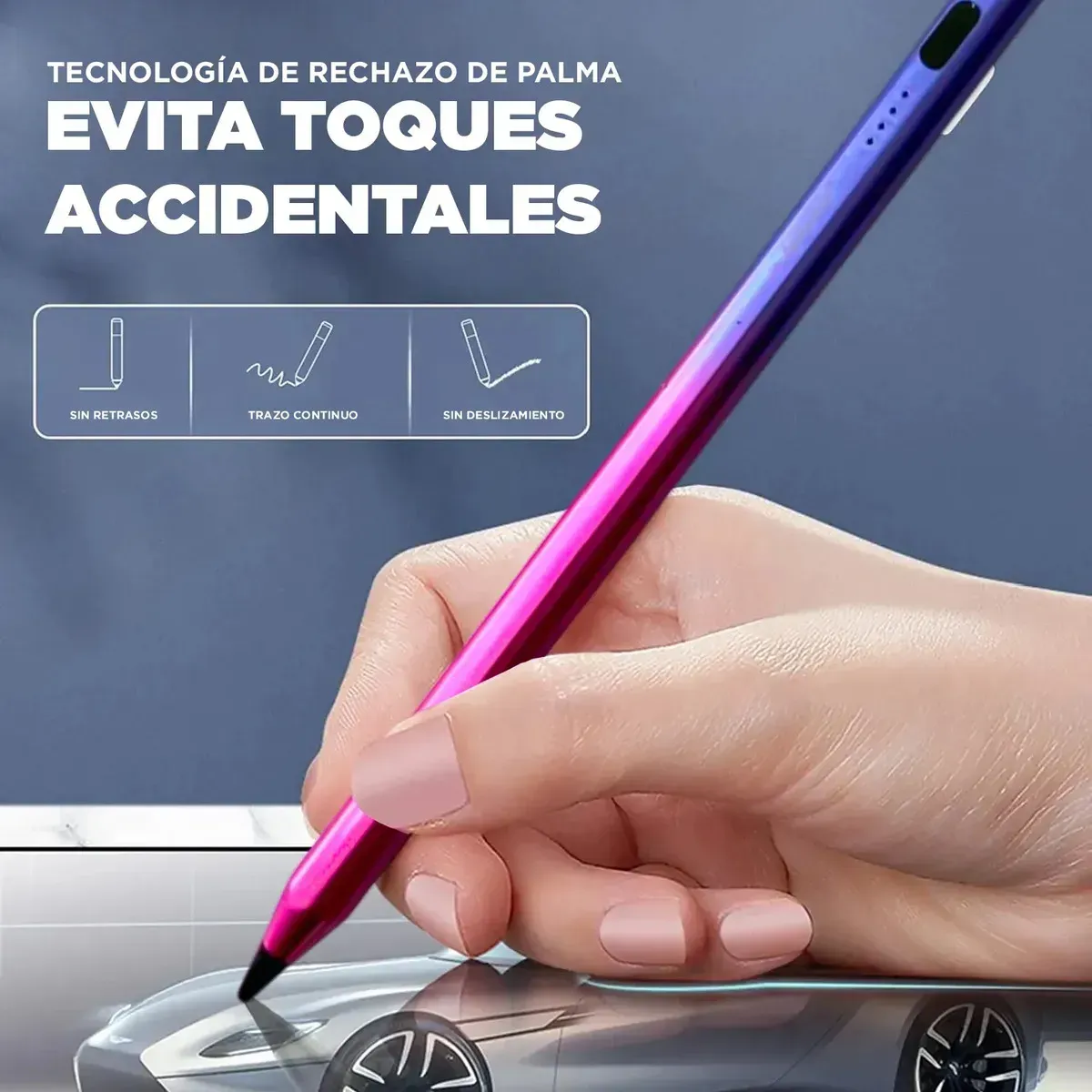 Lápiz Óptico Universal Premium Con Rechazo De Palma: Stylus Pen Tornasol img #6