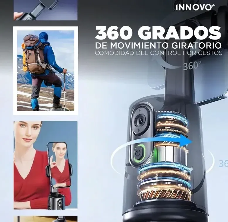 Soporte Celular Selfie Inteligente 360 Seguimiento Facial Ia img #4