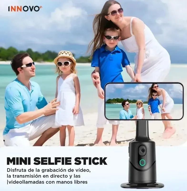 Soporte Celular Selfie Inteligente 360 Seguimiento Facial Ia img #2