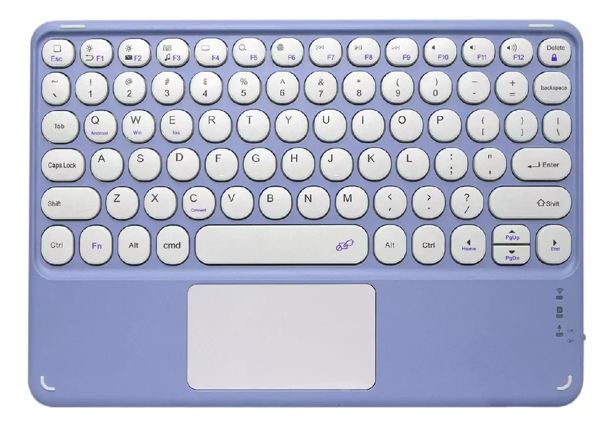 Teclado Para Pc Mac Tv Bluetooth Touchpad Recargable Innovo img #1