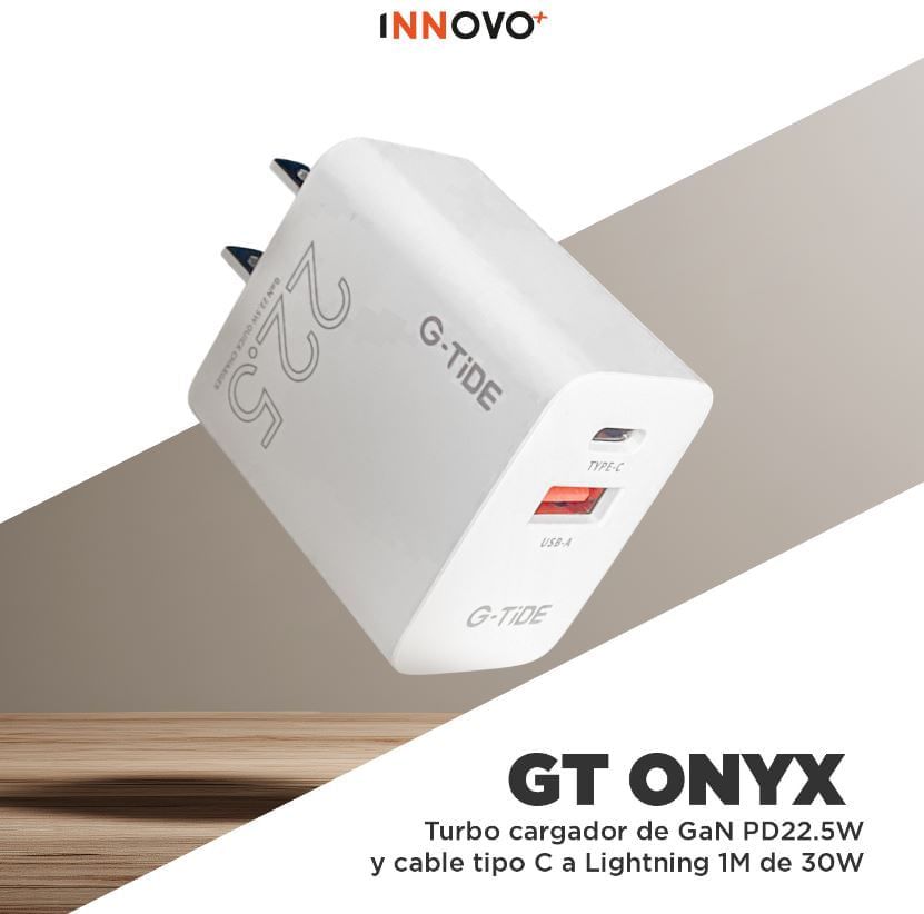 Cargador Rápido G-TIDE 22.5W Doble Puerto USB-C Compatible Iphone img #3