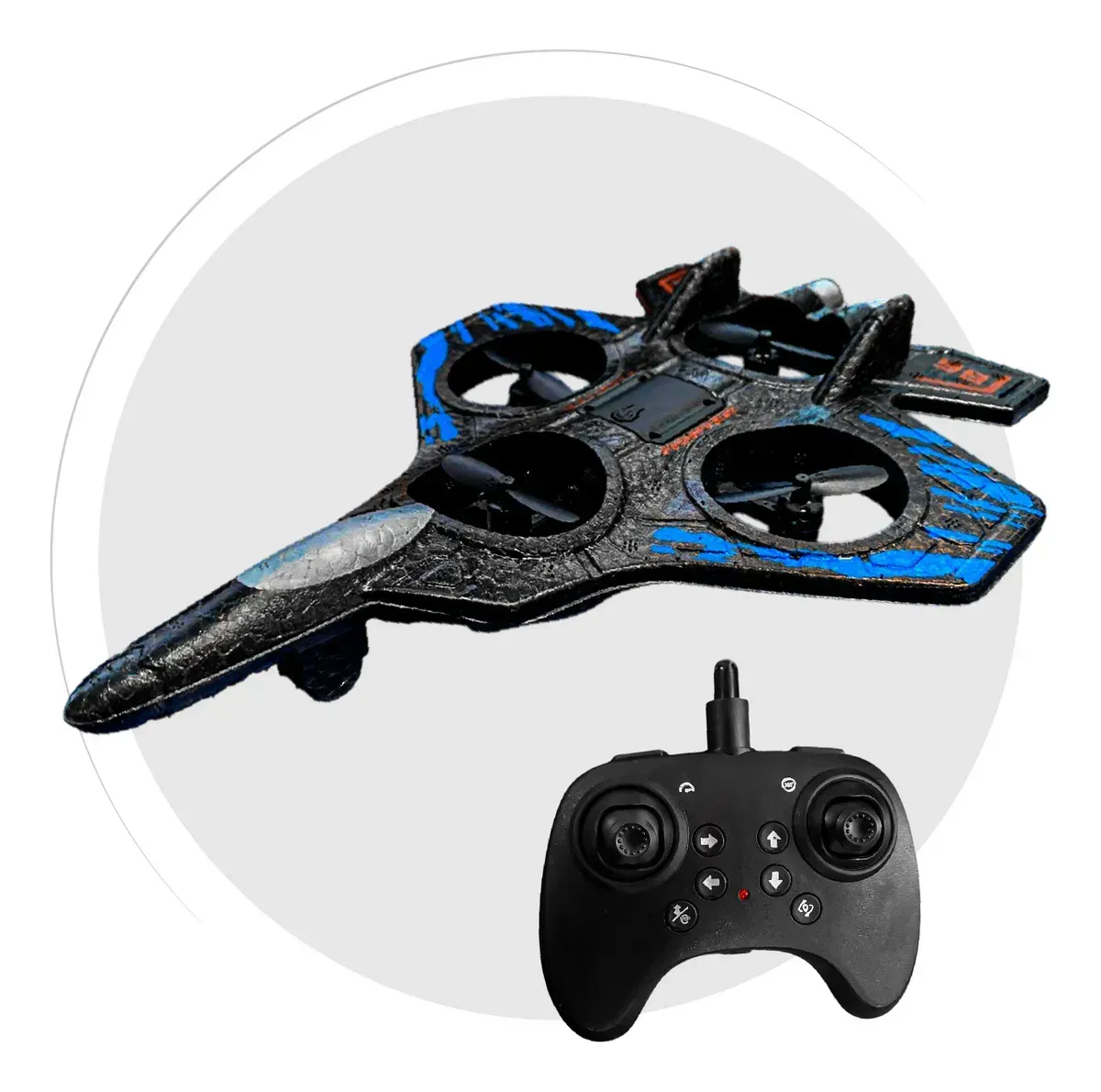Mini Drone Combate 360° Con Control Remoto Luces Led Y Resistente A Golpes img #7