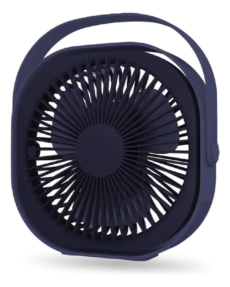 Ventilador De Mesa Portátil Recargable Usb 4000mah Silencioso G-tide Azul Azul img #1