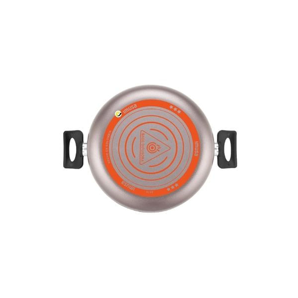 Batería de Cocina Imusa 8 Piezas Antiadherente con Tapas de Vidrio img #5