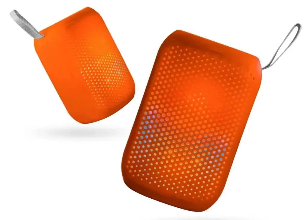Parlante KTS 1997 Mini con bluetooth naranja Bueno (Reacondicionado) img #4
