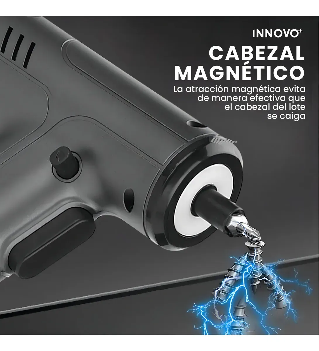 Destornillador Eléctrico Inalámbrico Recargable Tipo Pistola img #6