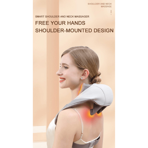Masajeador De Cuello Espalda Recargable Calor Premium img #4