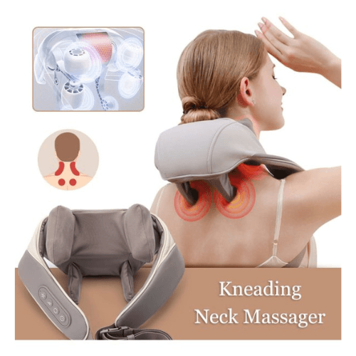 Masajeador De Cuello Espalda Recargable Calor Premium img #7