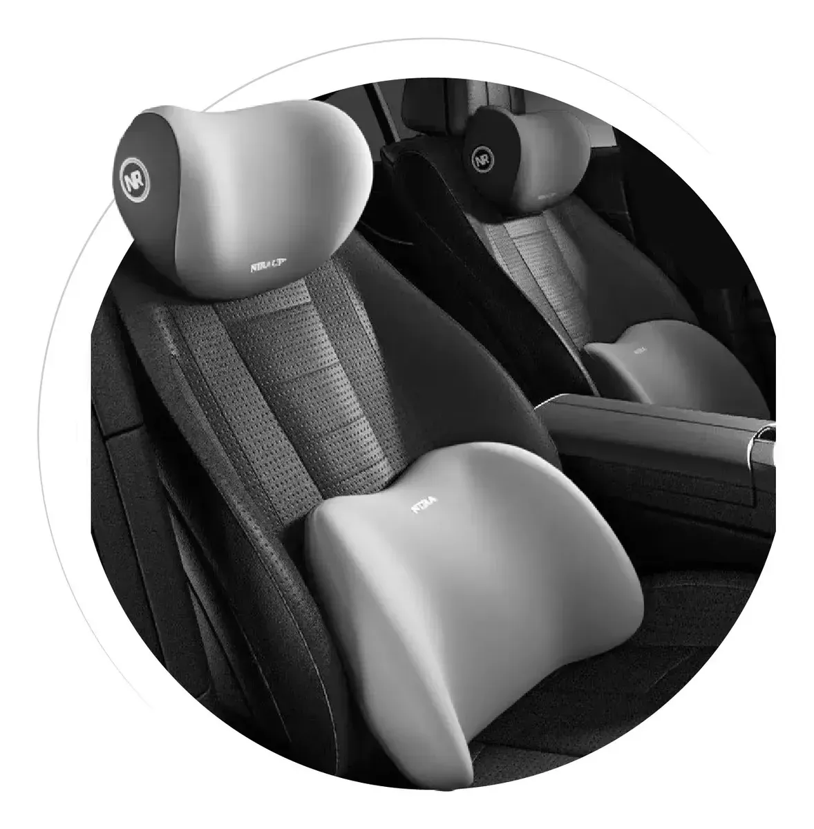 Soporte Para Silla De Carro Cervical Para Carro Espuma Viscoelástica Gris M M img #2
